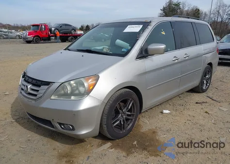 2008 Honda Odyssey Touring из США, поврежденный, VIN 5FNRL38828B039387